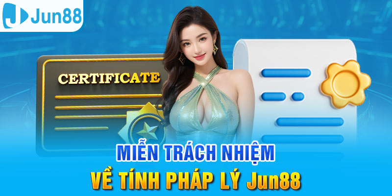 Miễn Trách Nhiệm Jun88 – Nguyên Tắc Quan Trọng Cần Nhớ 1 Các giấy phép hoạt động của Jun88 được cấp bởi tổ chức lớn
