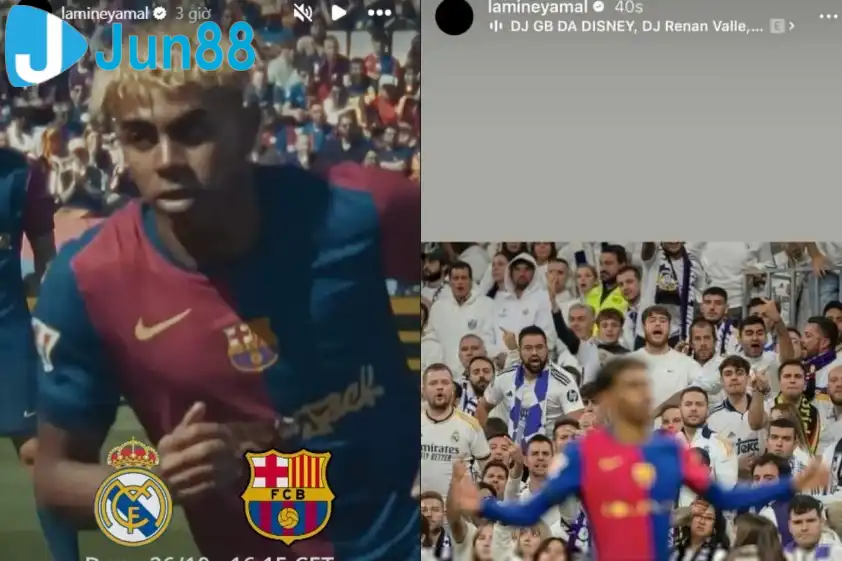 Yamal đăng tải 2 story mới nhất trên Instagram.